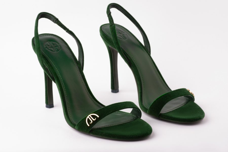 Green slingback shoe